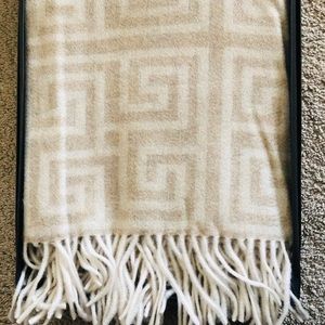 MAGASCHONI 100% Cashmere Throw: NWT.